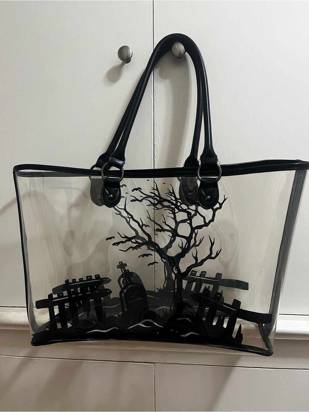 Foxblood Clear Graveyard Tote